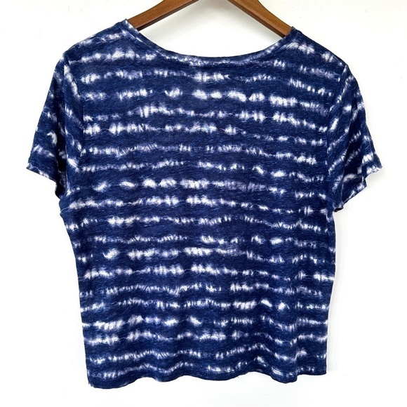 Ann Taylor t-shirt with crew neck & short sleeves, in ๐ฏ linen - Picture 7 of 9